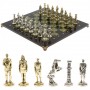 Шахматы сувенирные "Великая Отечественная война" доска 40х40 см змеевик 129836