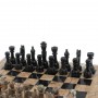 Шахматы из камня "Виктория" доска 38х38 см оникс мрамор 129000