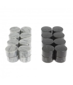 Фишки для игры в нарды 30 мм змеевик мрамор 129513 Фишки для игры в нарды 30 мм змеевик мрамор 129513