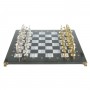 Настольная игра шахматы "Древний Египет" доска 40х40 см камень мрамор фигуры металлические