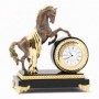 Настольные часы "Конь на дыбах" бронза долерит 113123