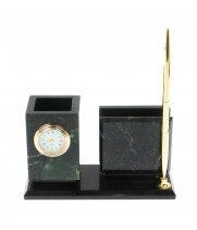 Письменный мини-набор из нефрита и долерита 128477