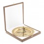 Декоративная тарелка с гравюрой "Филин" 22,5 см в подарочной упаковке Златоуст