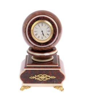 Часы с шаром "Антистресс" из лемезита 10 см 126306