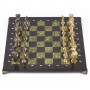 Шахматы "Викинги" из змеевика 40х40 см 118067
