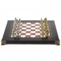 Шахматы "Римские воины" 28х28 см из лемезита и мрамора