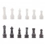Каменные шахматы "Узоры" мрамор доска 25х25 см 121651