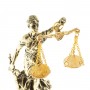 Настольная статуэтка "Фемида - богиня правосудия" на подставке из натурального мрамора / декоративная фигурка / подарок юристу