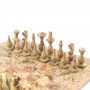Каменные шахматы из оникса "Игрок" доска 38х38 см 121664