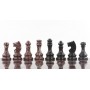 Каменные шахматы из натуральной яшмы доска 40х40 см