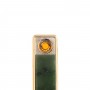 Электронная зажигалка камень нефрит зарядка USB / Подарочная зажигалка / Электрическая импульсная сенсорная юсб зажигалка для сигарет