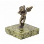 Статуэтка из бронзы и змеевика "Танцующий ангел" 117945