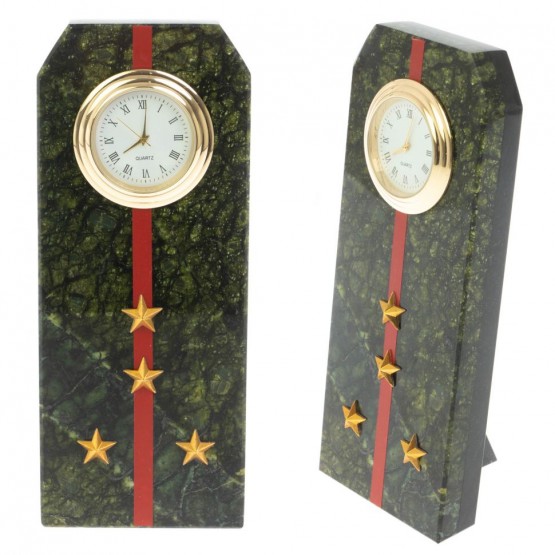 Часы подарочные "Погон капитан ВС" серпентинит 128833