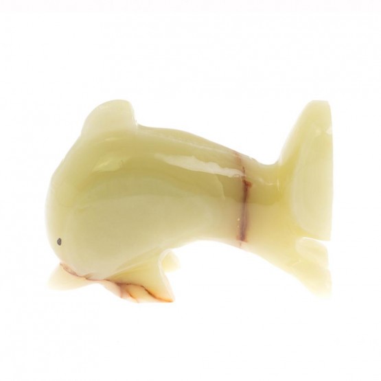 Сувенир "Дельфин" из оникса 9х4х12,5 см (5) 130075