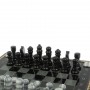 Шахматы "Турнирные" с багетом змеевик гранит 128862
