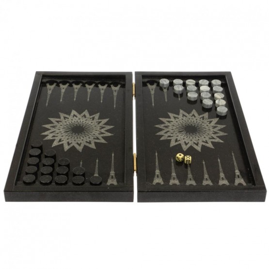 Нарды с гравировкой "Орел" камень гранит 129800