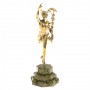 Бронзовая статуэтка "Гермес" на подставке из змеевика 129873