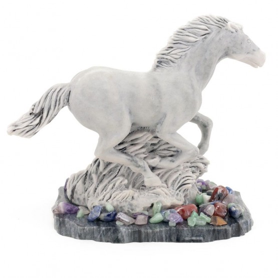 Сувенир "Скачущая лошадка" из мрамолита 116320
