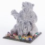 Сувенир "Медведь играет на пне" из мрамолита 118983