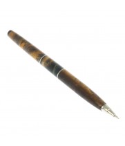 Ручка шариковая из камня тигровый глаз 128470