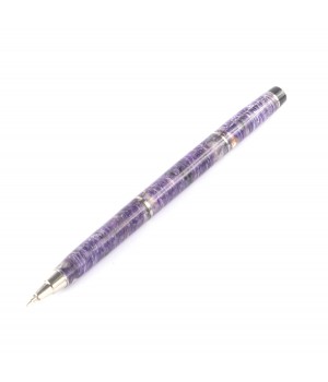 Подарочная шариковая ручка из камня чароит