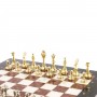 Шахматы "Стаунтон" доска 36х36 см камень мрамор, лемезит / Шахматы настольные / Шахматный набор / Шахматы сувенирные