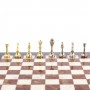 Шахматы "Стаунтон" доска 36х36 см камень мрамор, лемезит / Шахматы настольные / Шахматный набор / Шахматы сувенирные