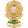 Интерьерные часы "Вечный календарь" камень малахит в подарочной коробке Златоуст