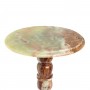 Каменный столик из оникса 29х29х68 см