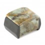 Шкатулка "Персона" камень офиокальцит змеевик 9х6,5х6 см 121199