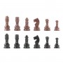 Шахматы каменные "Традиционные" из лемезита и змеевика 38х38 см 121204