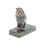 Статуэтка "Филин" из бронзы и змеевика 117946