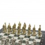 Шахматы "Великая Отечественная война" мрамор змеевик 40х40 см 129840