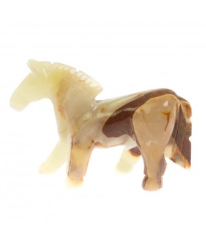 Сувенир "Лошадь" из оникса 16х5,5х9,5 см (6) 130090