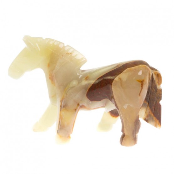 Сувенир "Лошадь" из оникса 16х5,5х9,5 см (6) 130090