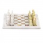 Настольные шахматы "Стандарт" доска 30х30 см камень оникс мрамор 121662