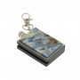 Брелок огниво "Вечная спичка" с накладкой из камня кианит 2,8х1,3х5 см 129617