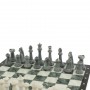 Шахматы "Стаунтон" доска 40х40 см мрамор / шабровский змеевик 129353