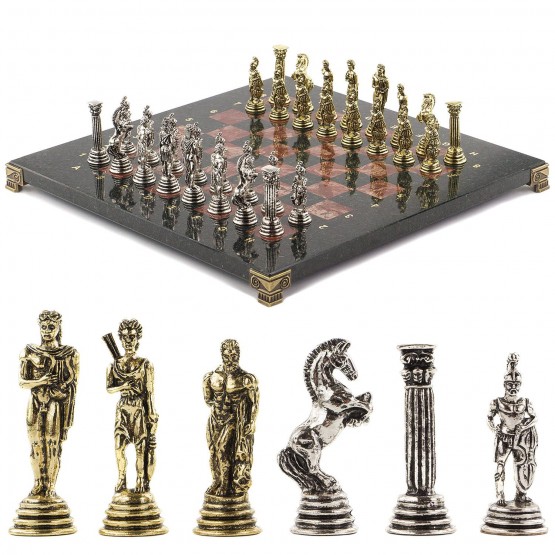 Шахматы "Греко-Римская война" 32х32 см лемезит 120799