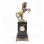 Часы "Конь с попоной" нефрит бронза 116630