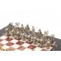 Шахматы "Спартанцы" из лемезита и мрамора 28х28 см 119376