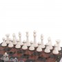 Шахматы "Стаунтон" из мрамолита 40х40 см лемезит / змеевик 126453