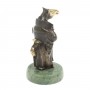 Бронзовая статуэтка "Конь в пальто" из нефрита 127551
