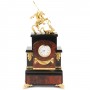 Интерьерные часы "Святой Георгий" из яшмы и долерита 113059