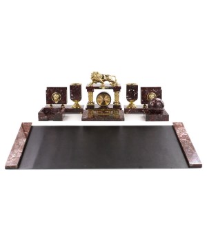 Настольный набор на стол "Руководитель" с бюваром бронза креноид 121066