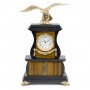 Декоративные часы "Орел" камень тигровый глаз бронза 115048