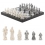 Сувенирные шахматы "Средневековье" камень мрамор змеевик 40х40 см 119963