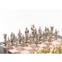 Шахматы "Лучники" доска 44х44 см мрамор лемезит