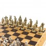 Шахматный ларец "Рыцари крестоносцы" дуб классика 43,5х43,5 см 123775