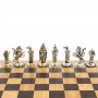 Шахматный ларец "Рыцари крестоносцы" дуб классика 43,5х43,5 см 123775